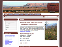 Tablet Screenshot of fredoniaaz.net